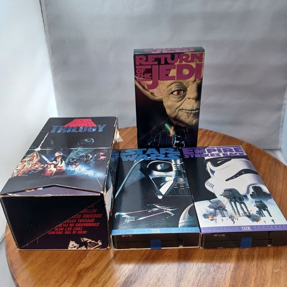 Star Wars Trilogy VHS (A New Hope, Return of the Jedi, The Empire Strikes Back) - Picture 2 of 10